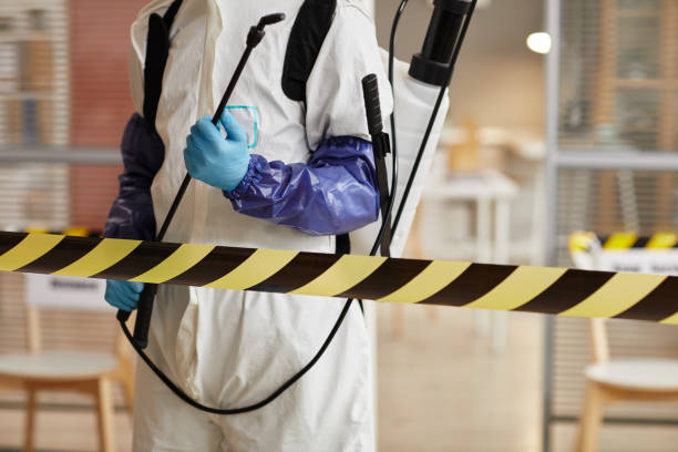 Professional Biohazard Cleanup technician working in Lake Benton, MN